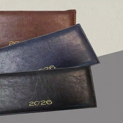 Scholar SLIM DIARY 2026 - Weekly - Black - 304-BK